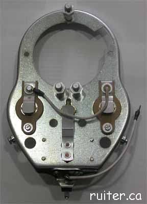 Back of reproduction 39-46 dash base